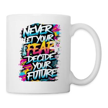 graffiti street art spray citations rétro rap - Mug blanc - blanc - Droite