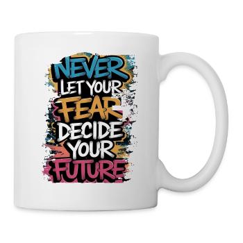 graffiti street art spray citations rétro rap - Mug blanc - blanc - Droite