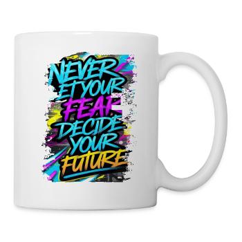 graffiti street art spray citations rétro rap - Mug blanc - blanc - Droite