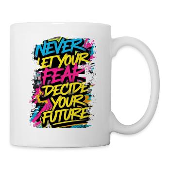graffiti street art spray citations rétro rap - Mug blanc - blanc - Droite