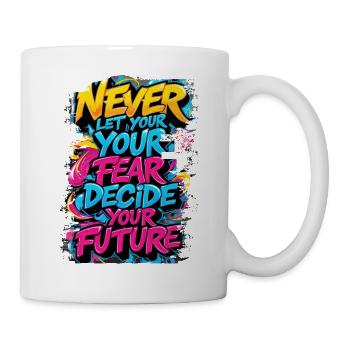graffiti street art spray citations rétro rap - Mug blanc - blanc - Droite