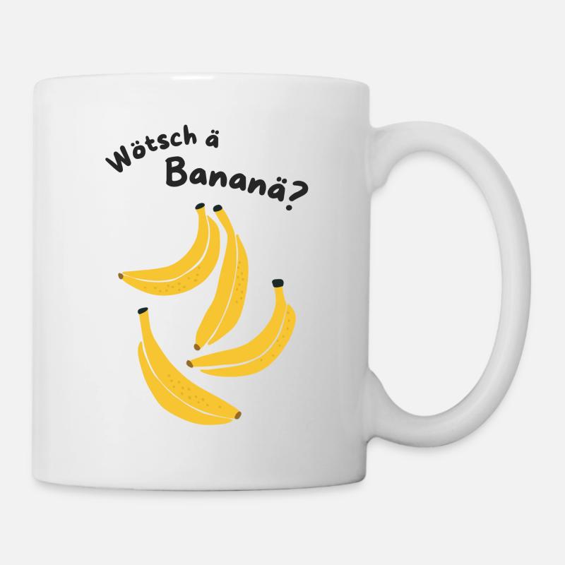 Wötsch ä Bananä? - Tasse - Weiß
