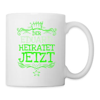 Bachelor Eduard - Tasse - Weiß - Rechts
