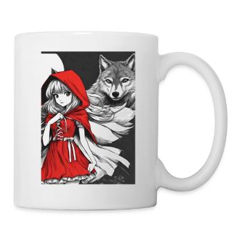 Chaperon rouge - Mug blanc - blanc - Droite