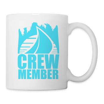 Crew Member Sailing Sun Logo Team Member - Mug - white - Right