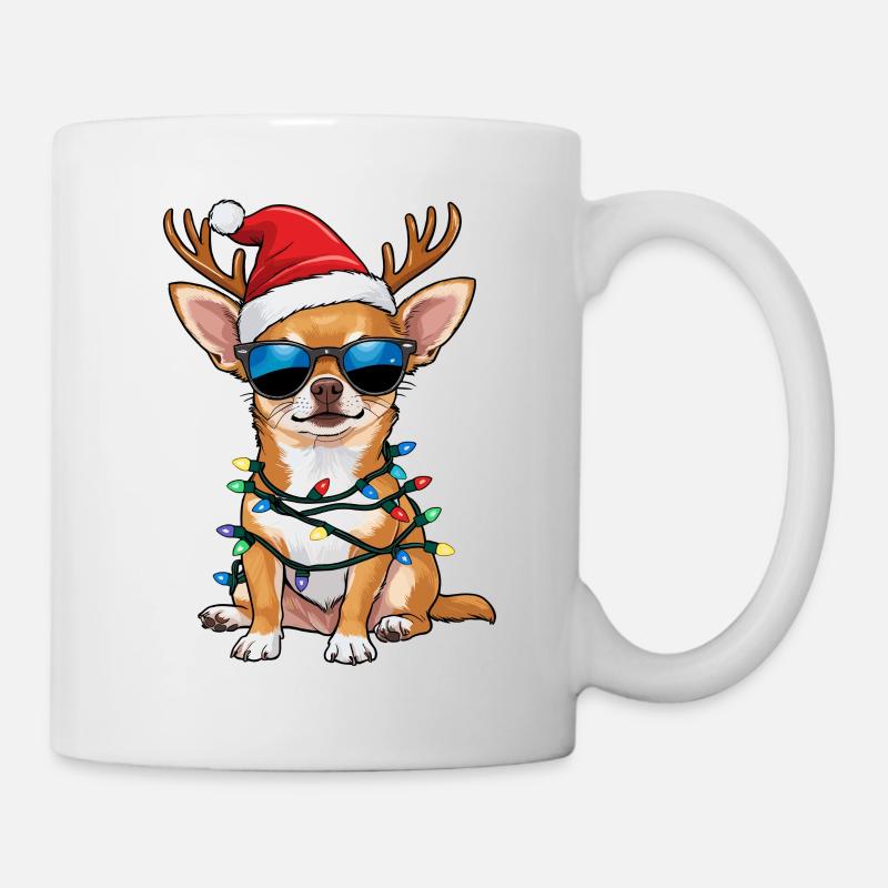 Christmas Chihuahua - Mug - white