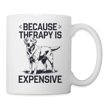Labrador love heals everything - Mug - white - Right