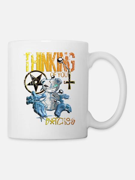 Voodooteddybär - Tasse - Weiß