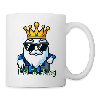 I m the King Schach - Tasse - Weiß - Rechts