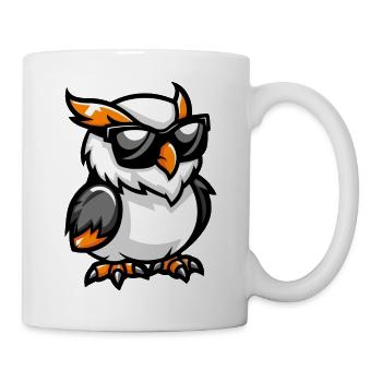 Owl Comic Cool - Mug - white - Right