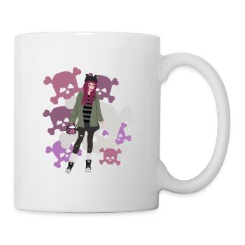 Emo Girl - Mug - white - Right