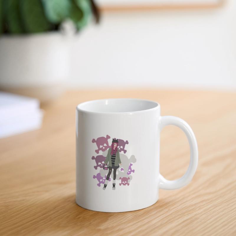 Emo Mädchen Tasse
