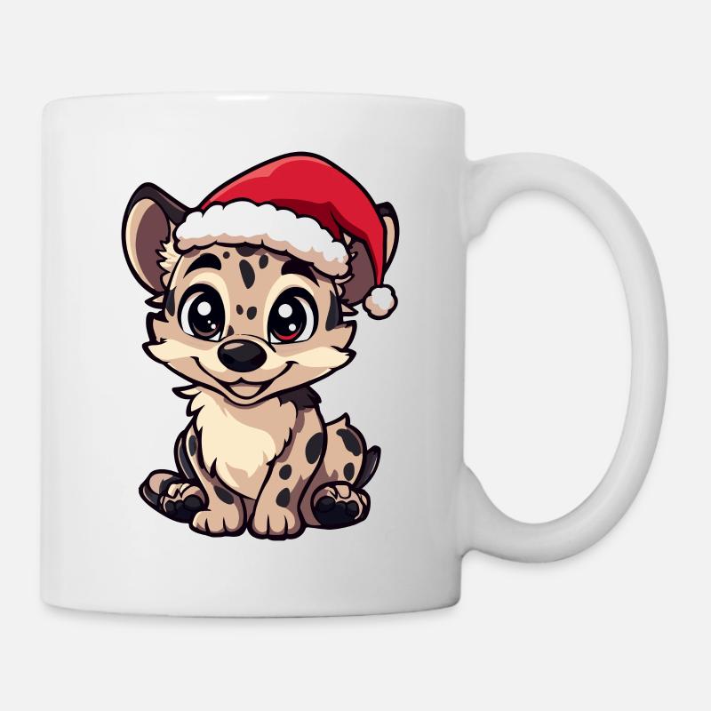 Hyena Christmas - Mug - white