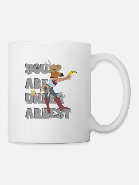 Sheriff Pferd - Tasse - Weiß