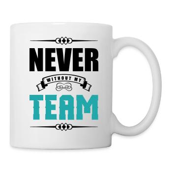 never without my team 2 - Mug - white - Right