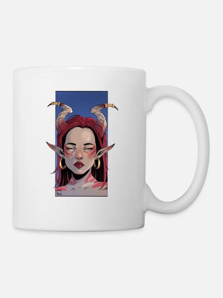 Elf girl - Tasse - Weiß