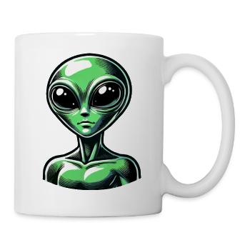 Bande dessinée extraterrestre - Mug blanc - blanc - Droite