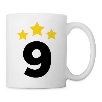 9 Year Star - 9th Anniversary Gift - Mug - white - Right