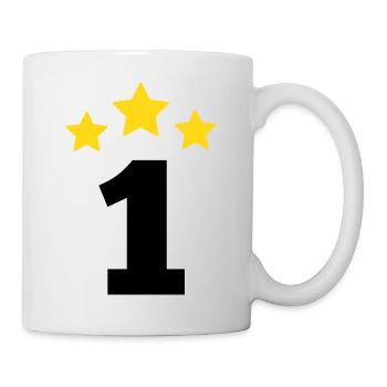 1 Jahr Stern - Geschenk zum 1. Jahrestag - Tasse - Weiß - Rechts