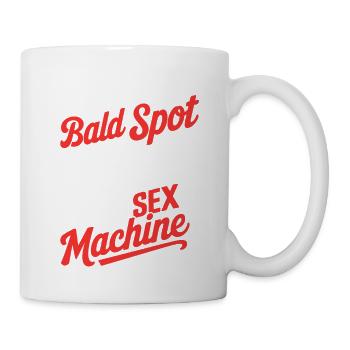 Es ist keine kahle Stelle, es ist ein Panel für die Sexmaschine - Tasse - Weiß - Rechts