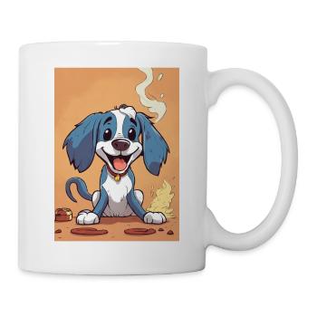A Hilarious Tale: The Fire-Farting Dog - Mug - white - Right