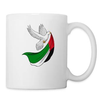 Free Palestine Design – Statement for Peace - Mug - white - Right