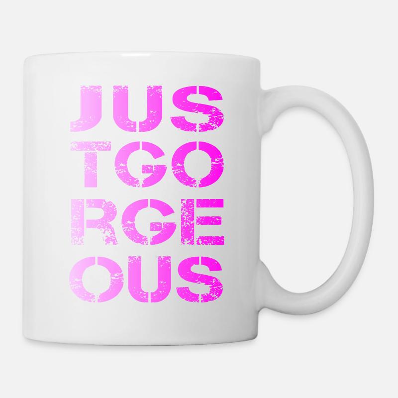 einfach großartig gorgeous spitze perfekt - Tasse - Weiß