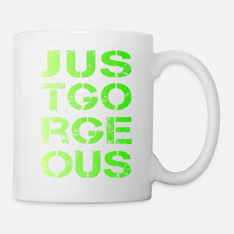 einfach toll gorgeous spitze - Tasse - Weiß