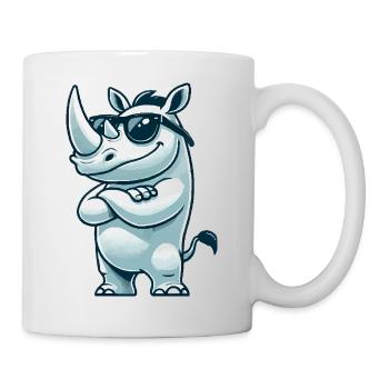 Rhino Comic Sunglasses - Mug - white - Right