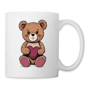 Valentine's Day Bear - Mug - white - Right