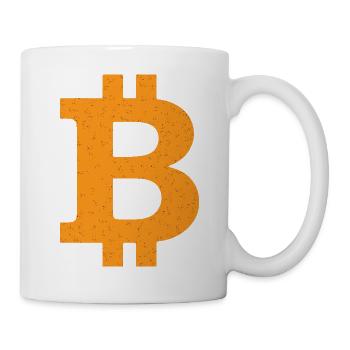 Bitcoin Retro Look – Crypto Design for Fans - Mug - white - Right