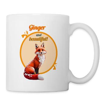 Dieser schöne und rote Fuchs - Tasse - Weiß - Rechts