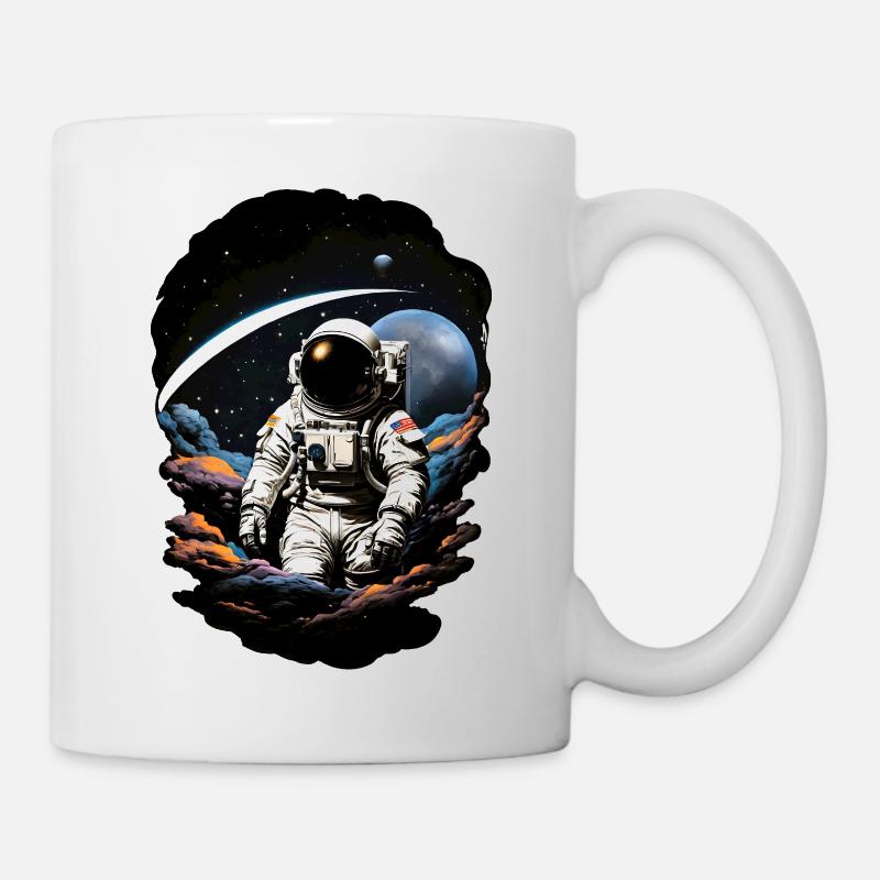 Galaktische Reise - Tasse - Weiß