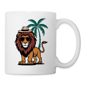 Tropical Lion - Tasse - Weiß - Rechts