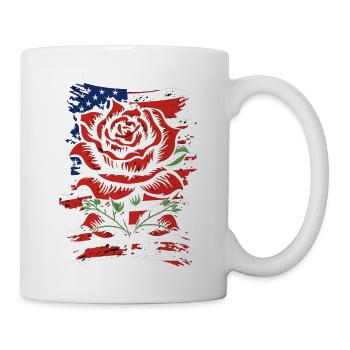 Rose d’Amérique - Mug blanc - blanc - Droite