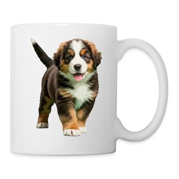 Berner Bergwelpe echt - Tasse - Weiß - Rechts