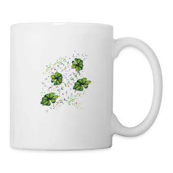 KleeBlatt - Tasse - Weiß - Rechts