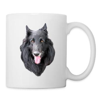 Belgian Shepherd Groenendael - Mug - white - Right