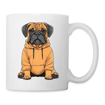 Bullmastiff Hund Lustig - Tasse - Weiß - Rechts
