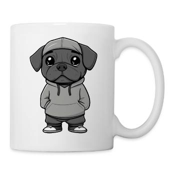 Chien Mastiff Drôle - Mug blanc - blanc - Droite