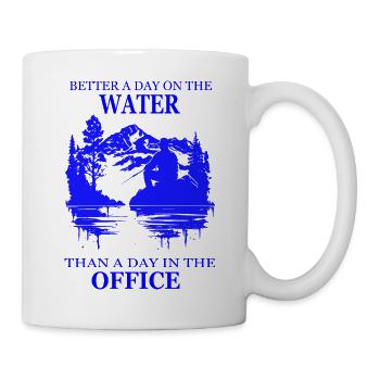 Angler-Spruch - Tasse - Weiß - Rechts