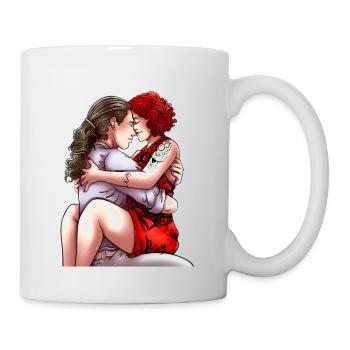 Love Couple - Tasse - Weiß - Rechts