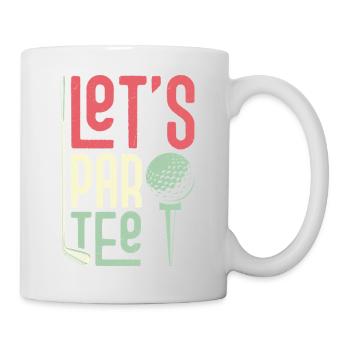 Let’s Par Tee Golfer Golf - Mug blanc - blanc - Droite