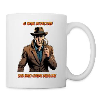 A true detective - Mug - white - Right
