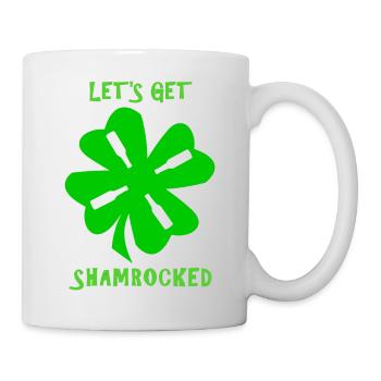 Let's get shamrocked - Mug - white - Right