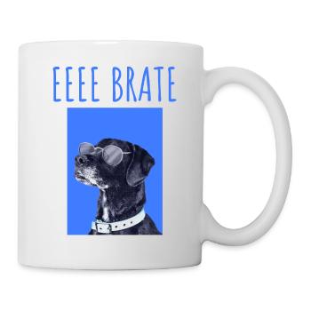 EEE BRATE MAJICA - Tasse - Weiß - Rechts