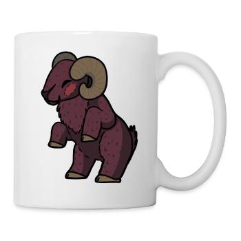 Ziege - Tasse - Weiß - Rechts