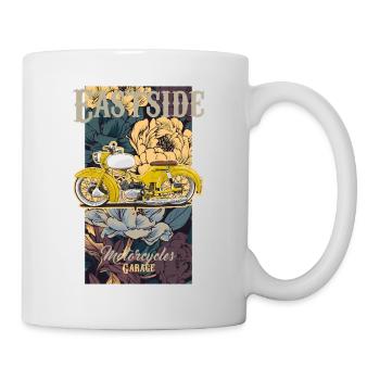 Moineau (jaune) // Illustration - Mug blanc - blanc - Droite
