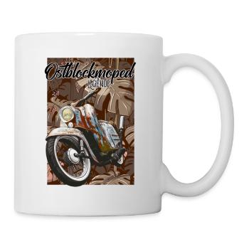 Schwalbe Tuning (Rost) // Illustration - Tasse - Weiß - Rechts