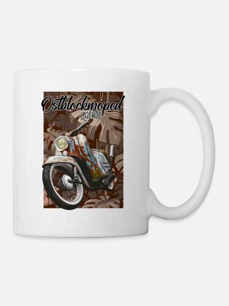 Schwalbe Tuning (Rost) // Illustration - Tasse - Weiß